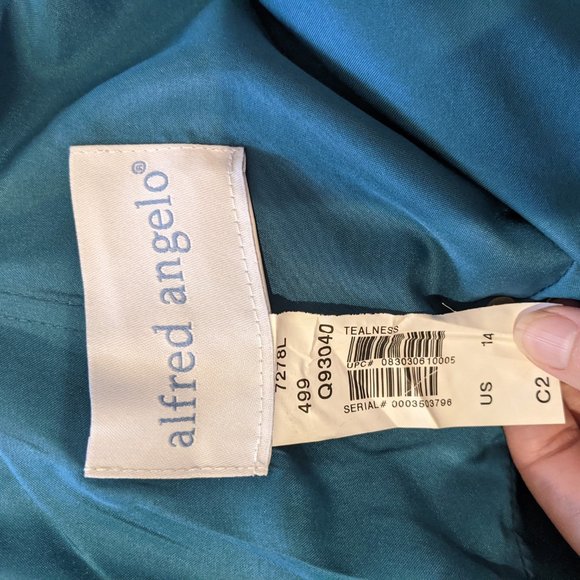 Teal Special Occasion Dress - Picture 4 of 5